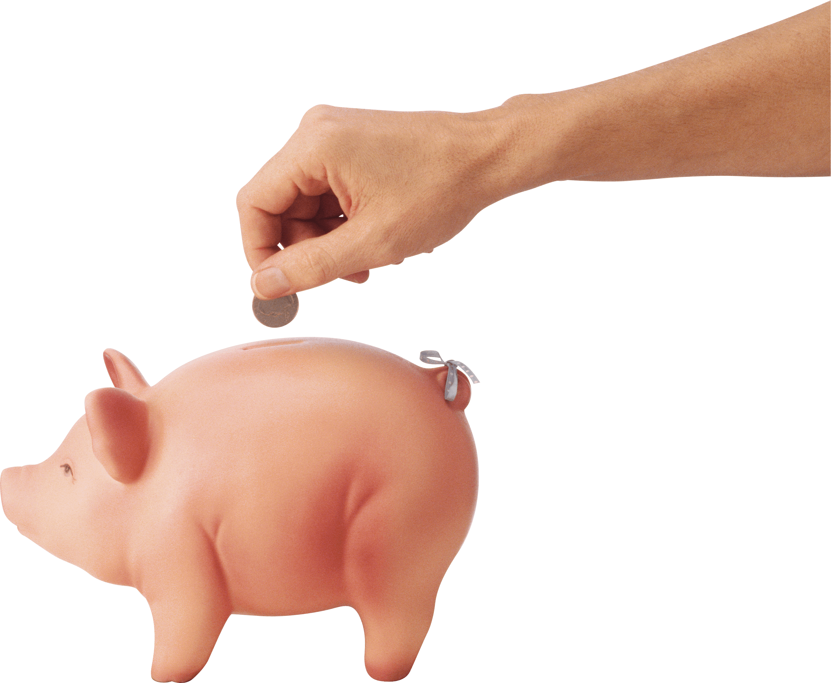 Coin In Hand Transparent PNG Image