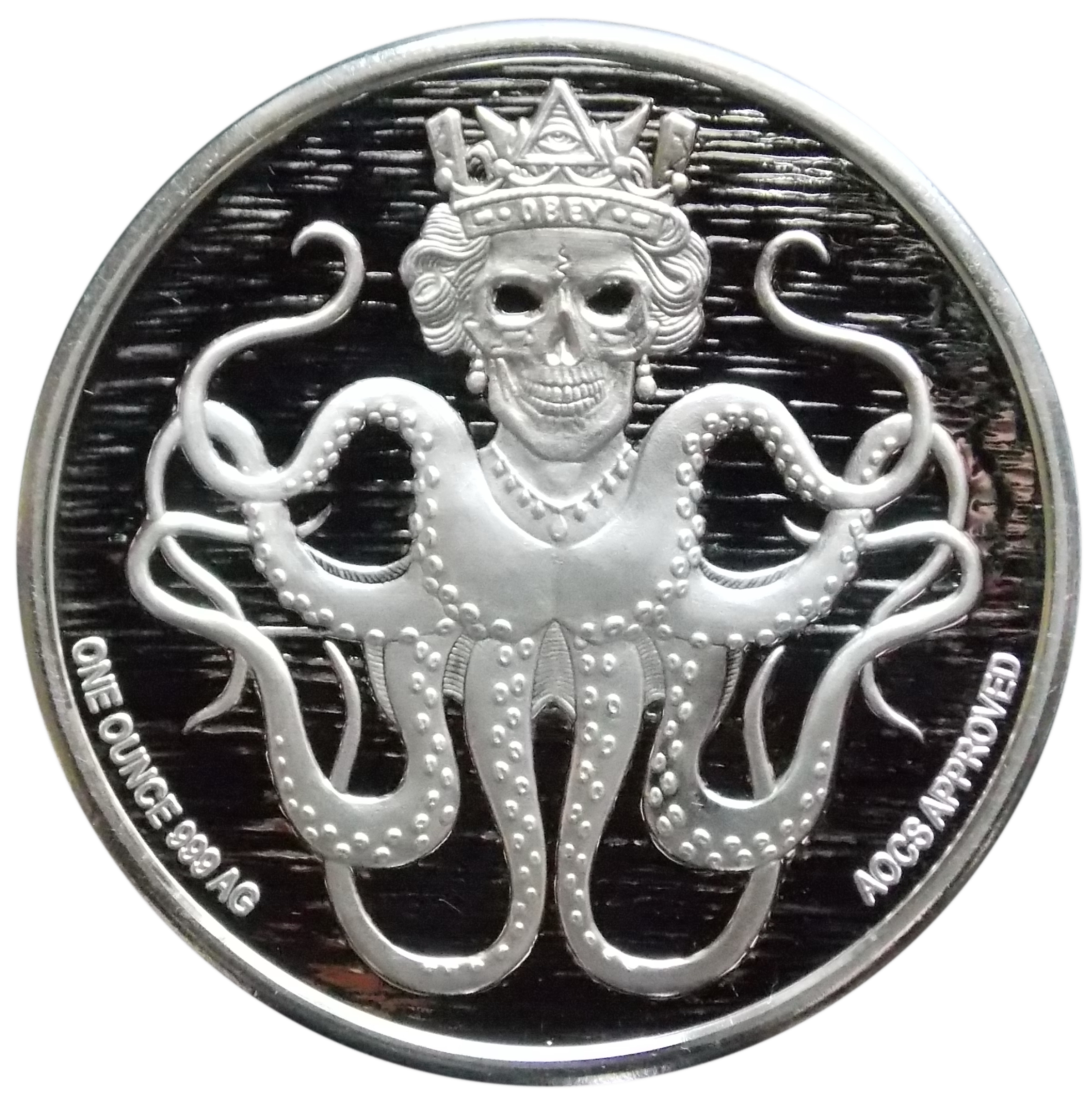 Shield Coin Kraken Bitcoin Silver Transparent PNG Image