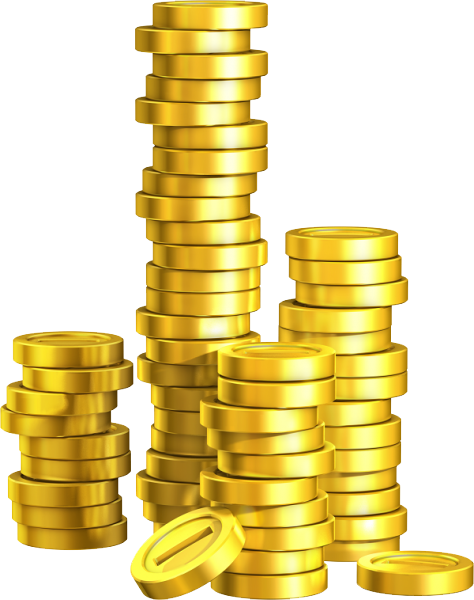 Coins Transparent PNG Image