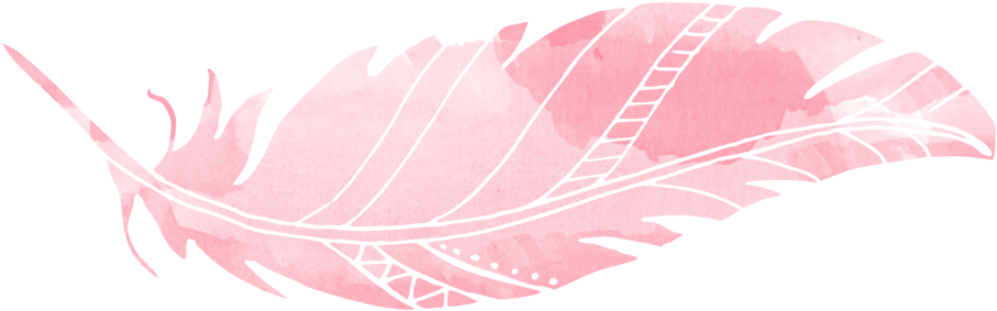 Watercolor Feather Transparent PNG Image