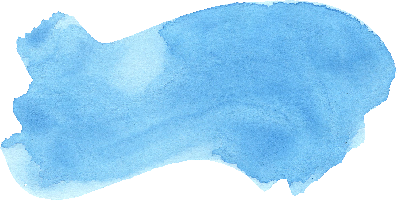 Watercolor Blue Transparent PNG Image