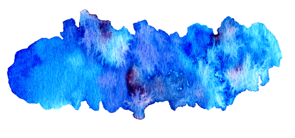 Watercolor Blue Transparent PNG Image