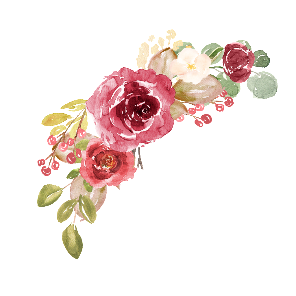 Watercolor Flower Transparent PNG Image