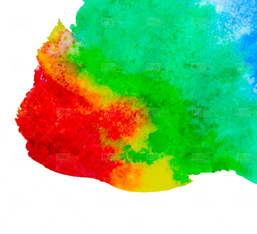 Watercolor Stain Transparent PNG Image