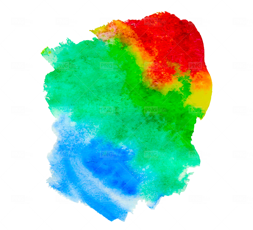 Watercolor Stain Transparent PNG Image