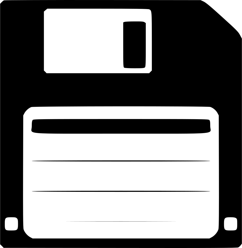 Front Floppy Disk Transparent PNG Image