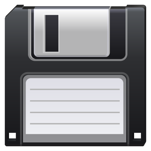 Front Floppy Disk Transparent PNG Image