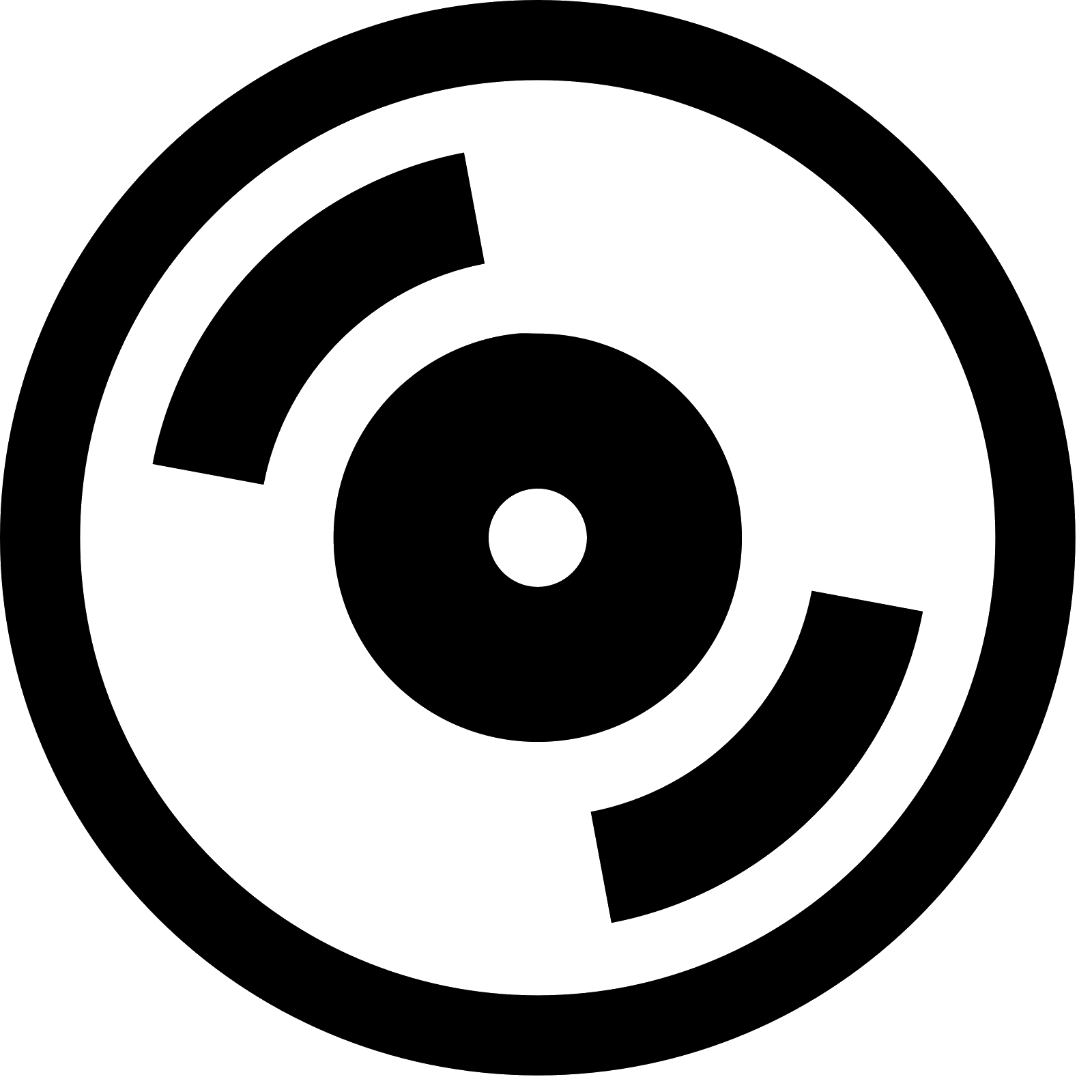 Vector Disk Black Cd Transparent PNG Image