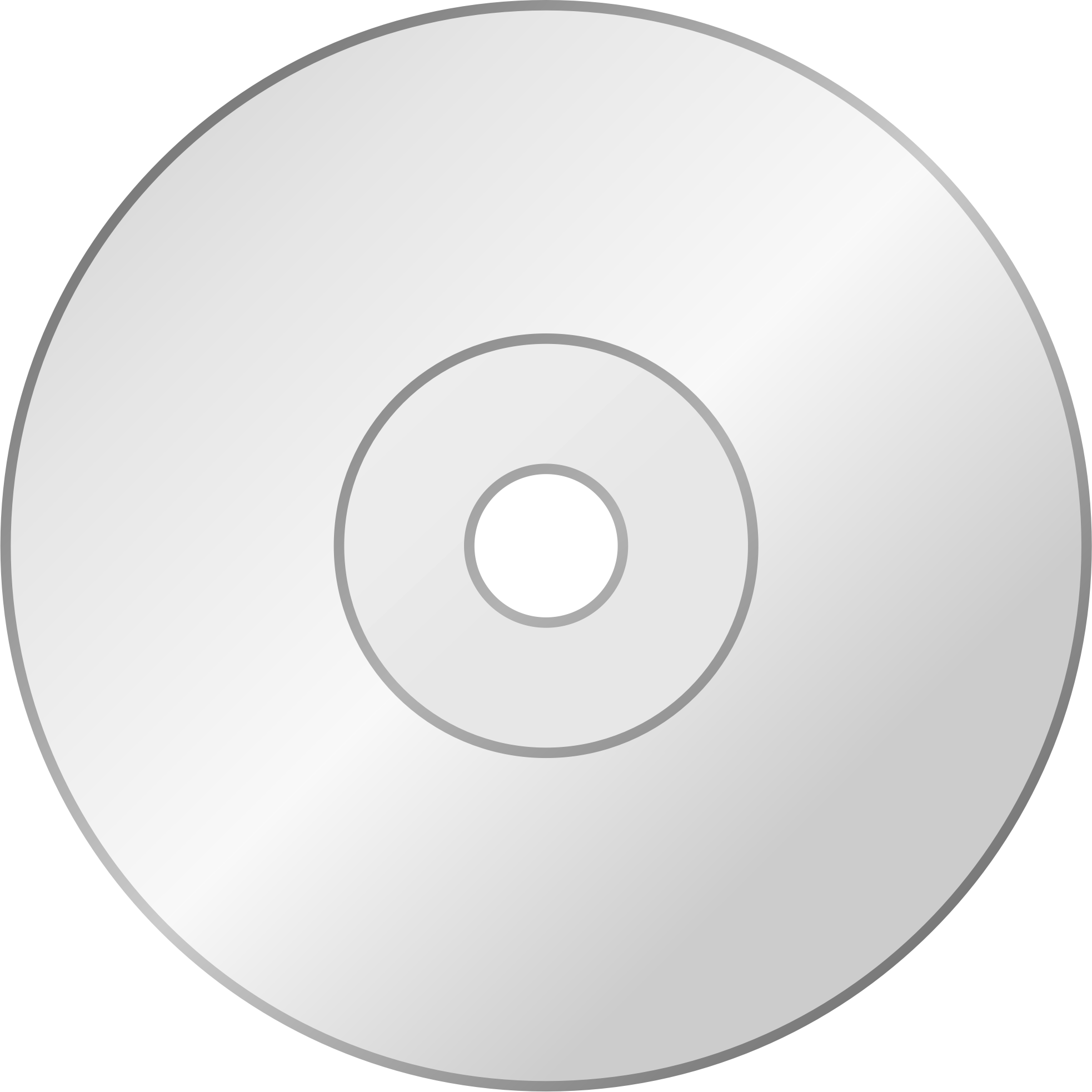Vector Disk Silver Cd Transparent PNG Image