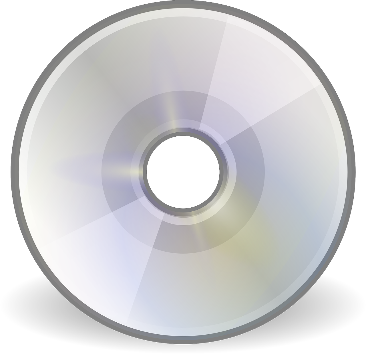 Vector Disk Silver Cd Transparent PNG Image