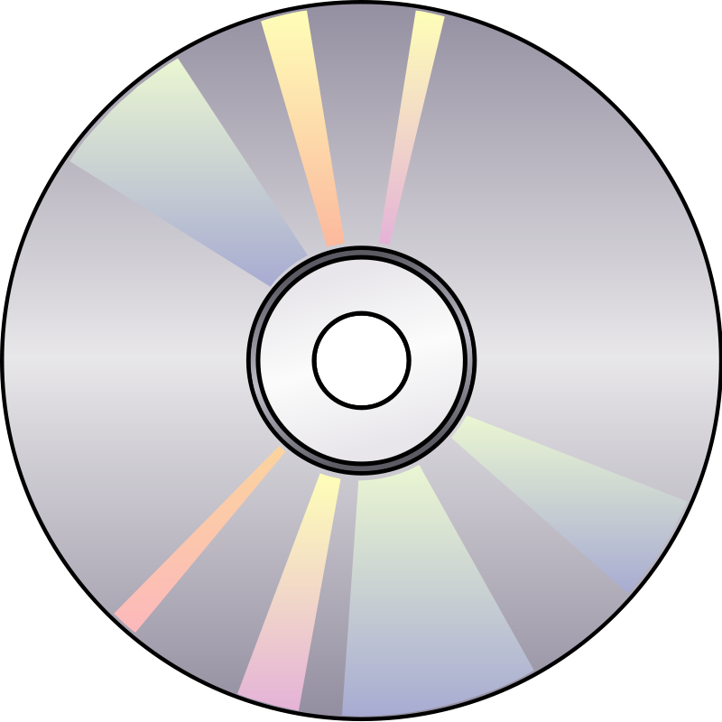 Vector Disk Silver Cd Transparent PNG Image
