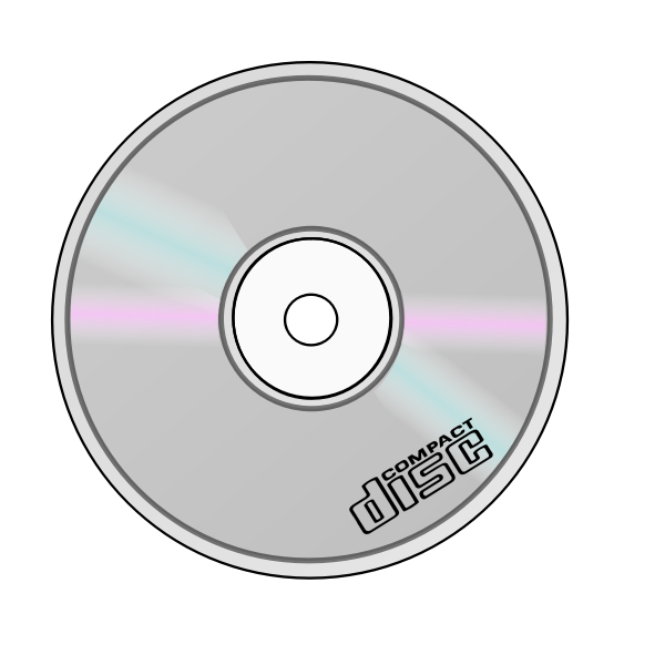 Vector Single Disk Cd Transparent PNG Image