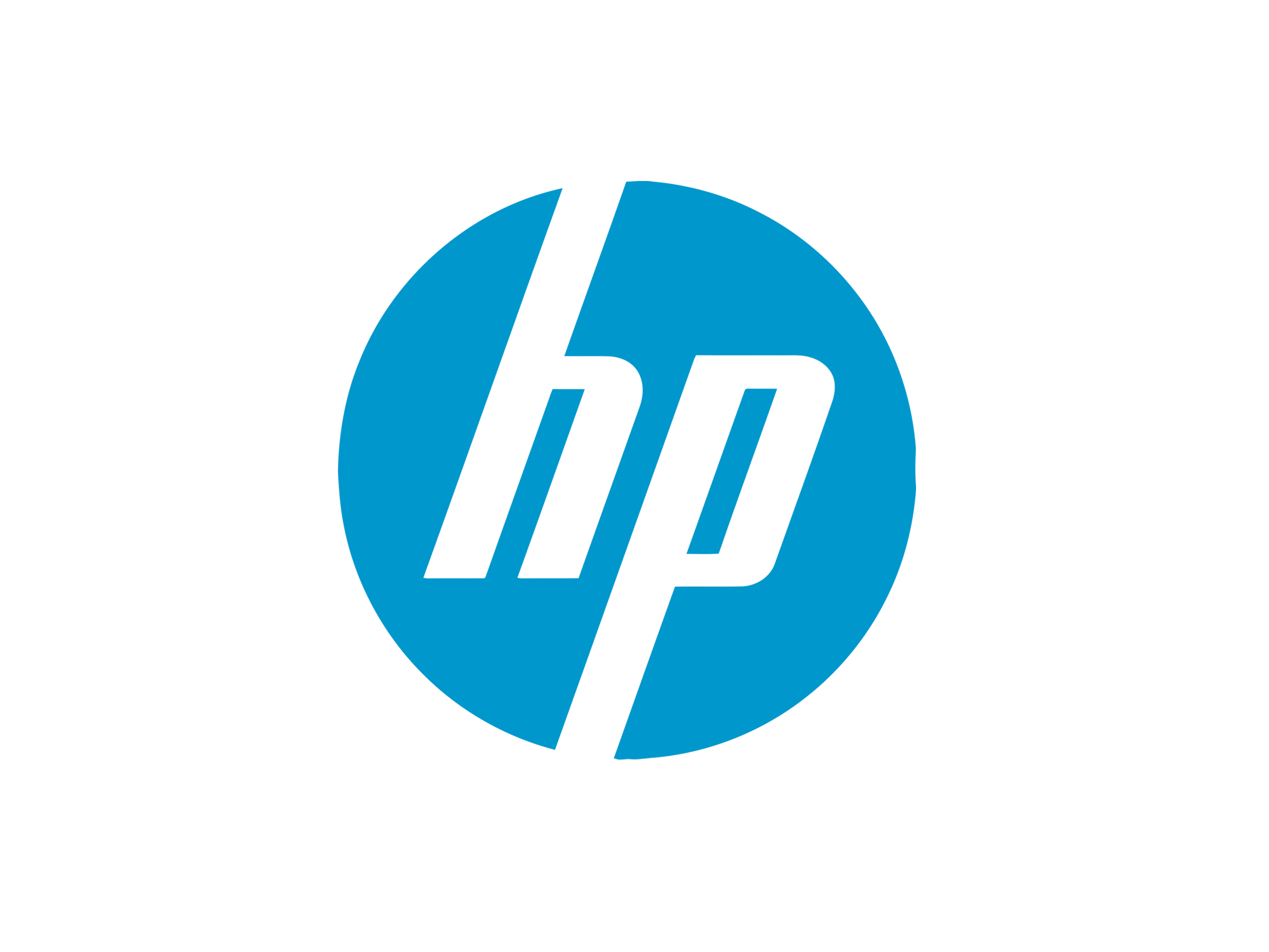 Blue Logo Hewlett-Packard Transparent PNG Image