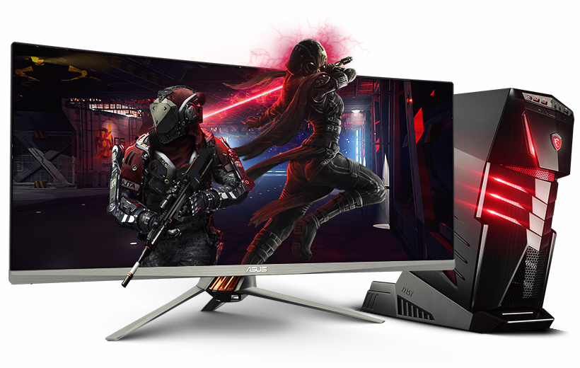 Gaming Computer Transparent PNG Image