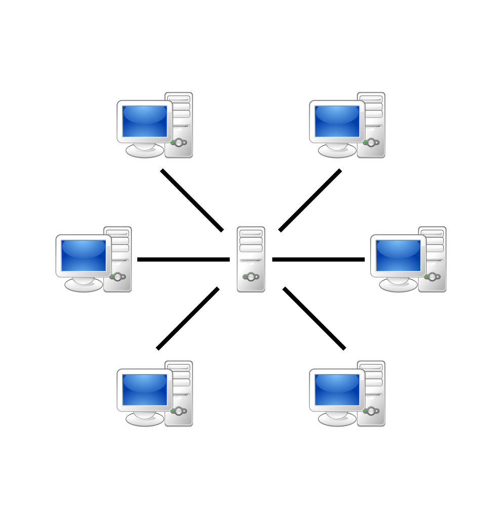 Computer Local Network Transparent PNG Image