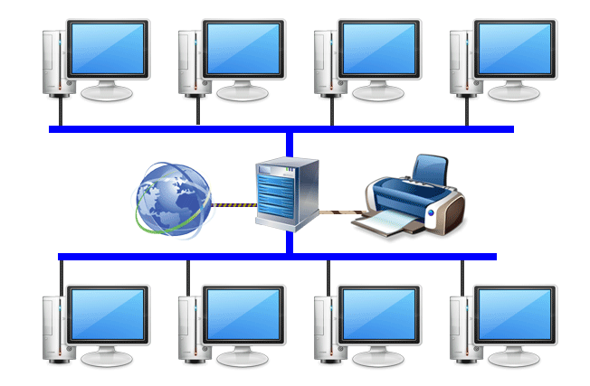 Computer Network Transparent PNG Image