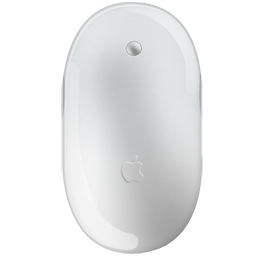 White Computer Mouse Transparent PNG Image
