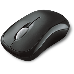Black Pc Mouse Transparent PNG Image