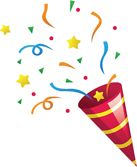 Confetti Transparent PNG Image
