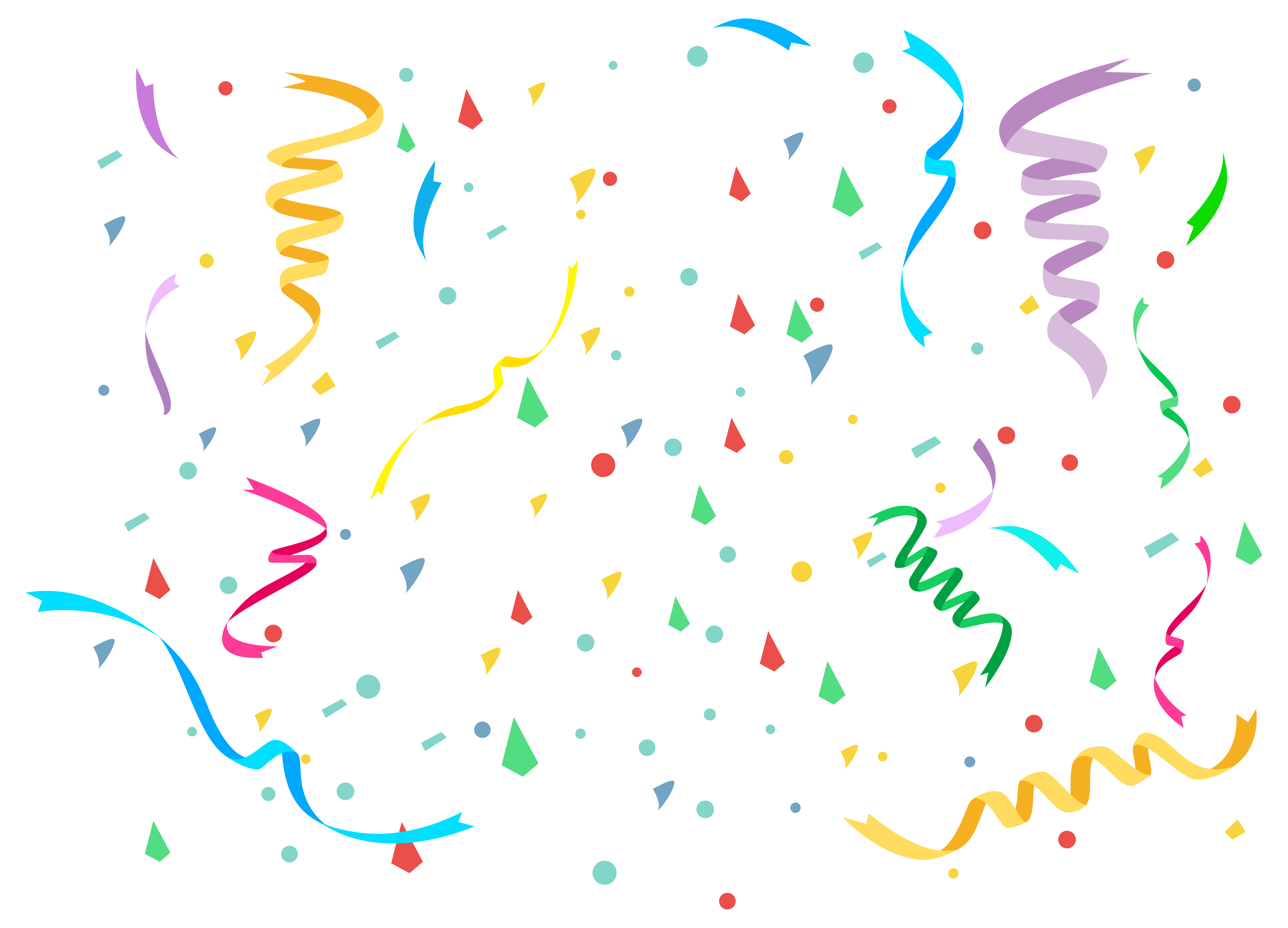 Confetti Transparent PNG Image