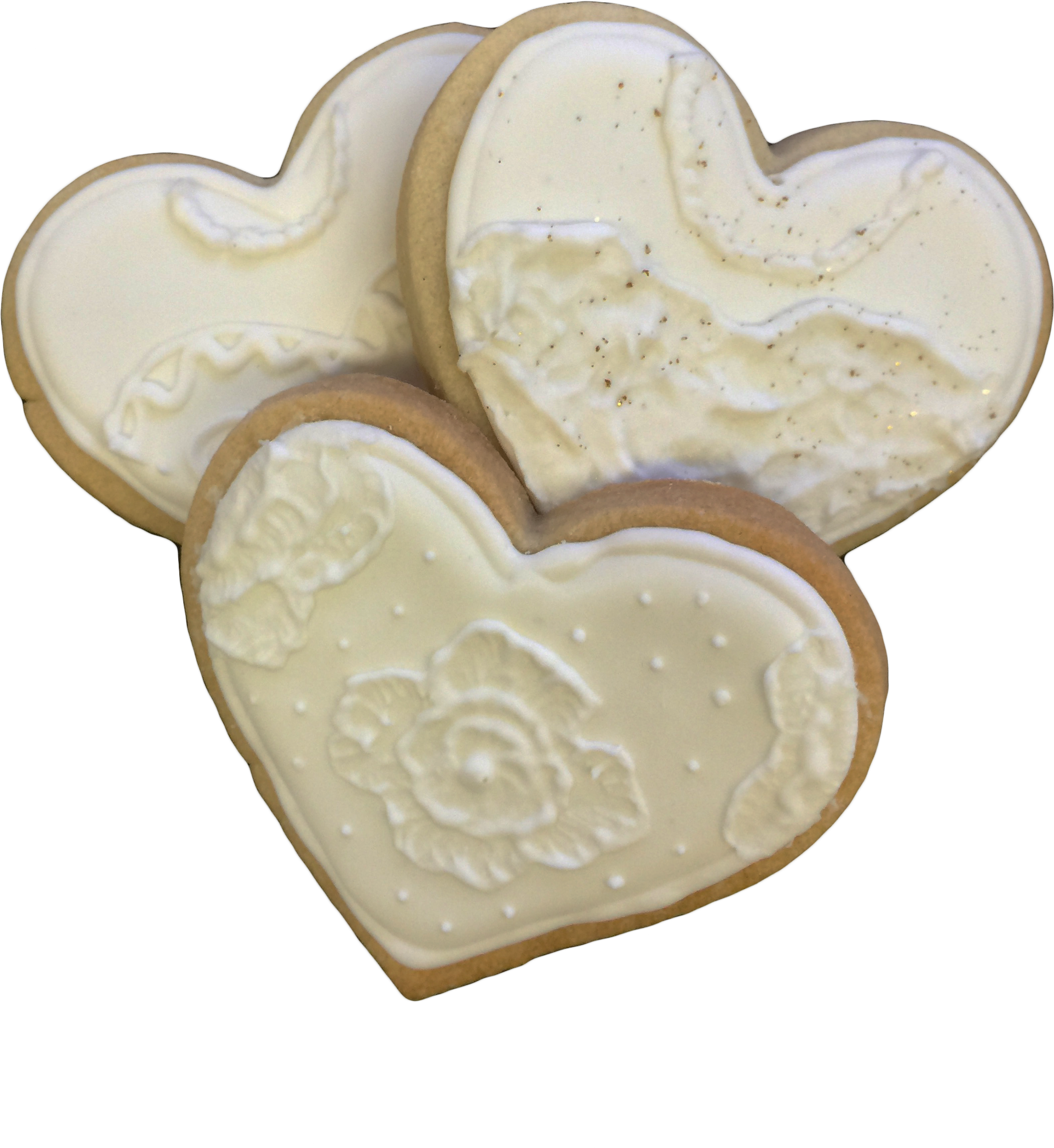 Heart Cookie Icing Transparent PNG Image