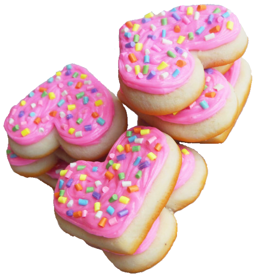 Heart Love Cookie Transparent PNG Image