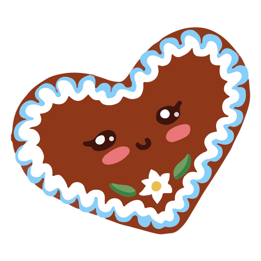 Heart Love Cookie Transparent PNG Image