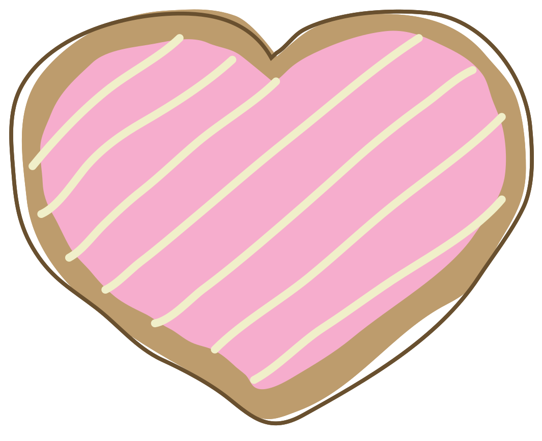Heart Vector Cookie Transparent PNG Image