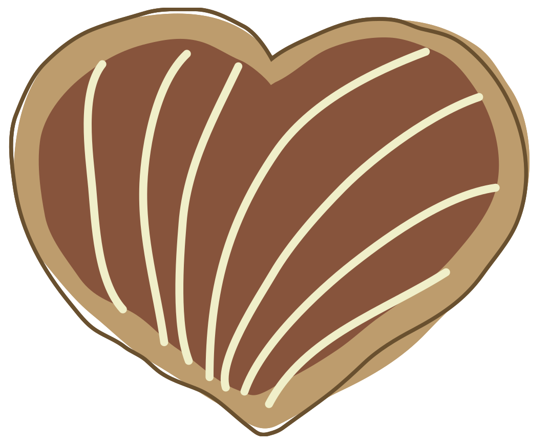 Heart Vector Cookie Transparent PNG Image