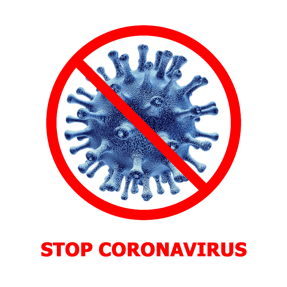 Coronavirus Stop Sign Transparent PNG Image