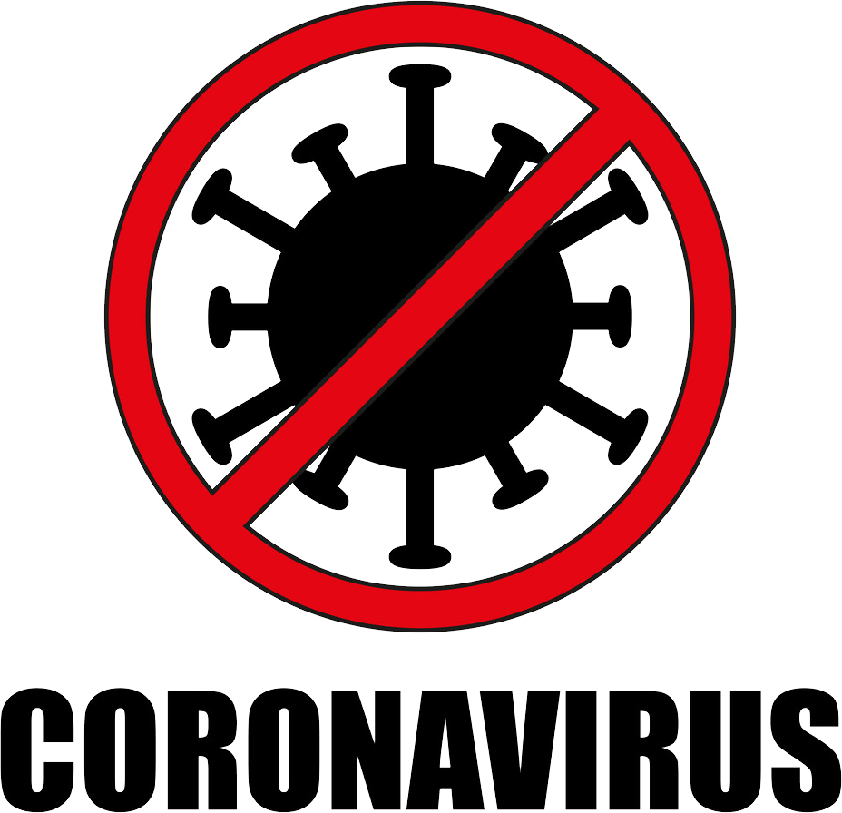 Coronavirus Stop Sign Transparent PNG Image
