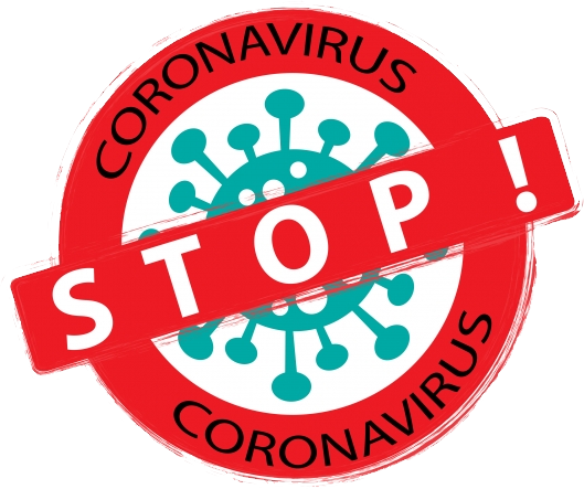 Coronavirus Stop Sign Transparent PNG Image