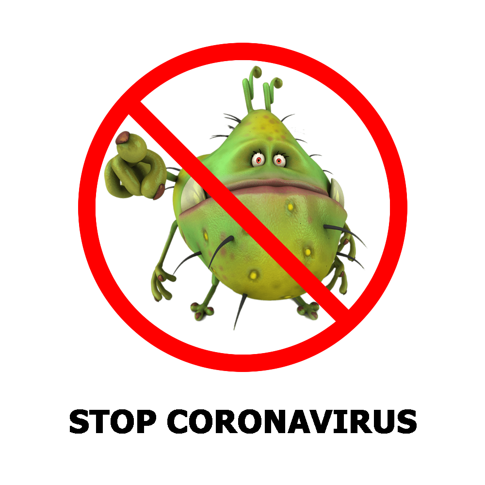 Coronavirus Symbol Stop Transparent PNG Image
