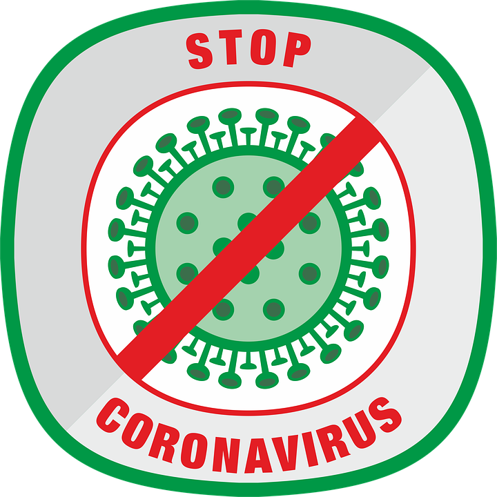 Coronavirus Symbol Stop Transparent PNG Image