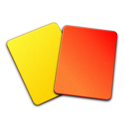 Orange Cards Referee Material Yellow Transparent PNG Image