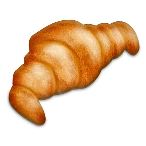 Croissant Transparent PNG Image