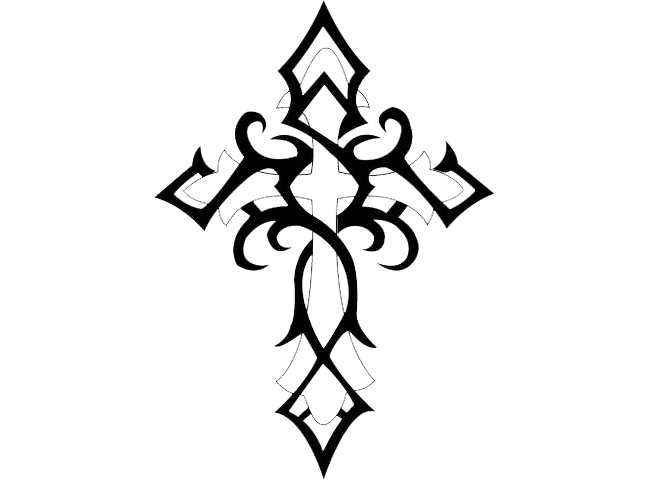 Cross Tattoos Transparent PNG Image