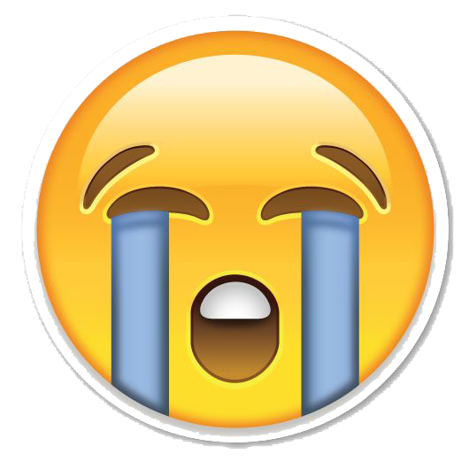 Crying Emoji Transparent PNG Image