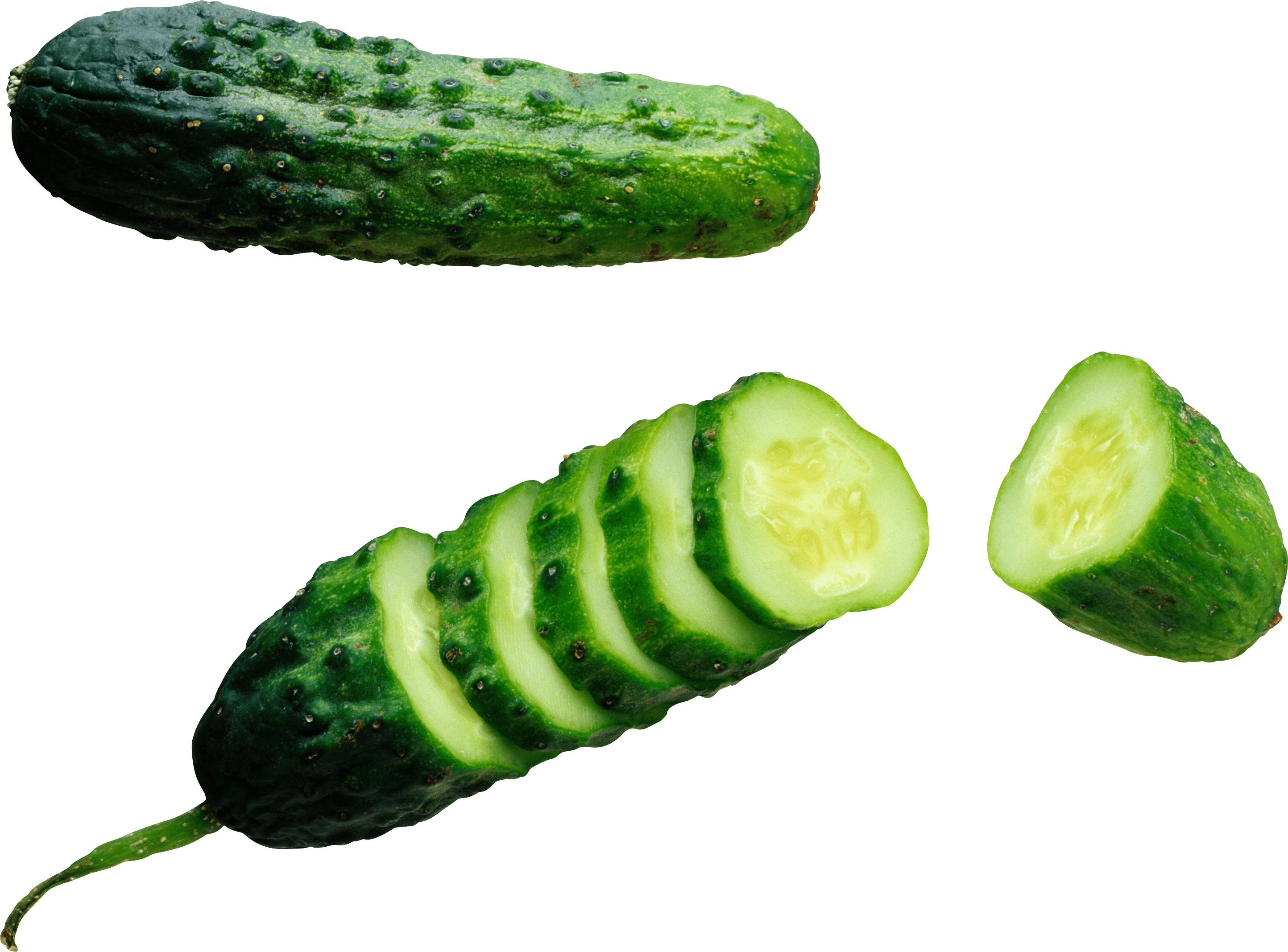 Green Cucumber Transparent PNG Image
