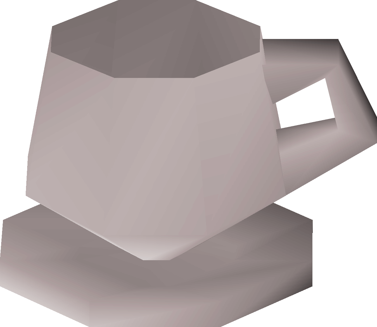 White Empty Cup Transparent PNG Image