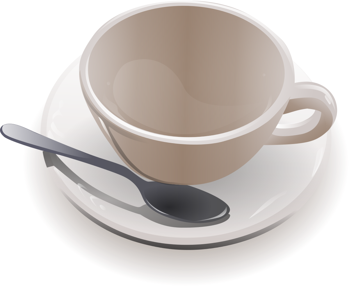 White Empty Cup Transparent PNG Image