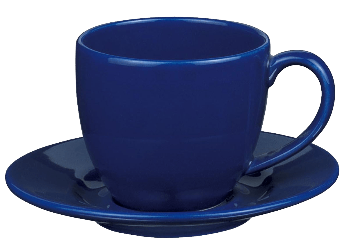 Blue Tea Cup Transparent PNG Image