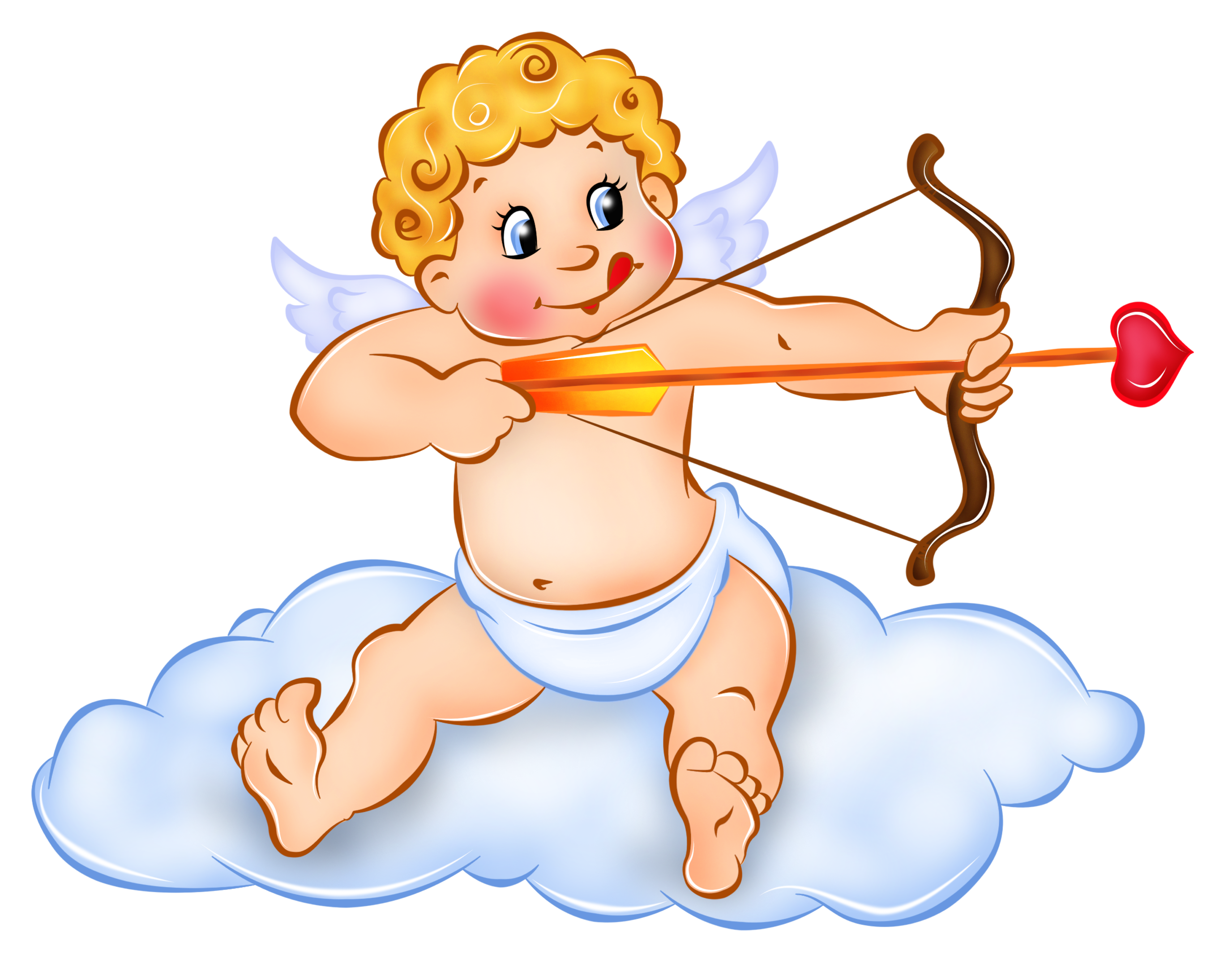 Cupid Valentines Day Angel Transparent PNG Image
