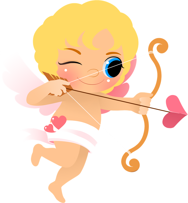 Cupid Valentines Day Angel Transparent PNG Image