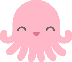 Cute Octopus Transparent PNG Image