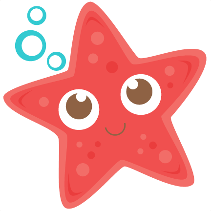 Cute Starfish Background Transparent PNG Image