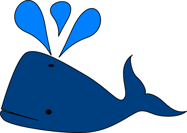 Cute Whale Transparent PNG Image