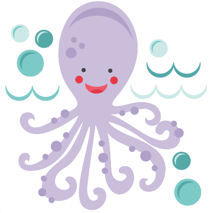 Cute Octopus Transparent PNG Image