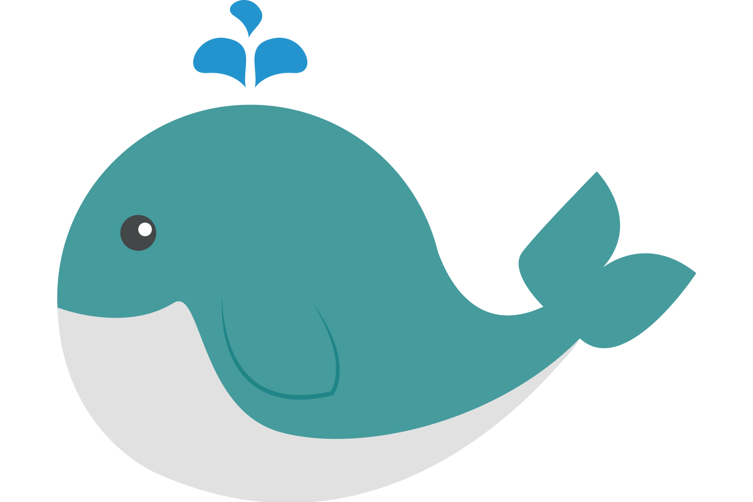 Cute Whale Transparent PNG Image