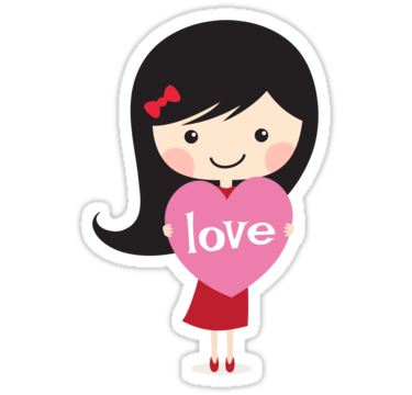 Cute Cartoon Girl Transparent PNG Image